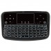 A36 Wireless Mini Air Mouse Flat Touch Pad Colorful Backlight Keyboard