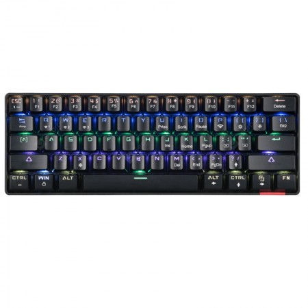 DIK61 Bluetooth Wired Wireless Mechanical Keyboard Mobile Phone Tablet RGB Green Switch for iPad Android Mac