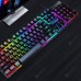 T-wolf T20 Wired Membrane Keyboard Computer Colorful Backlight T-wolf T20 Wired Membrane Keyboard Computer Colorful Backlight