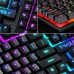 T-wolf T20 Wired Membrane Keyboard Computer Colorful Backlight T-wolf T20 Wired Membrane Keyboard Computer Colorful Backlight