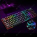 T-wolf T20 Wired Membrane Keyboard Computer Colorful Backlight T-wolf T20 Wired Membrane Keyboard Computer Colorful Backlight