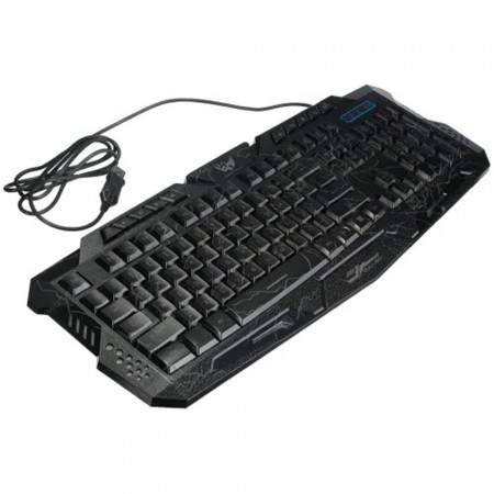 Keyboards - Tri-Color Backlit Computer Gaming USB Powered Full N-Key Game Keyboard Tri-Color Backlit Computer Gaming USB Powered Full N-Key Game Keyboard