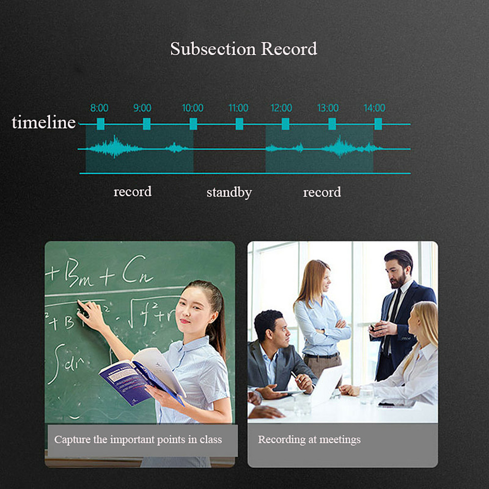 Hd Noise Reduction of 3 D Surface Bedding Face Screen Digital Voice Recorder- Black Hd Noise Reduction of 3 D Surface Bedding Face Screen Digital Voice Recorder- Black