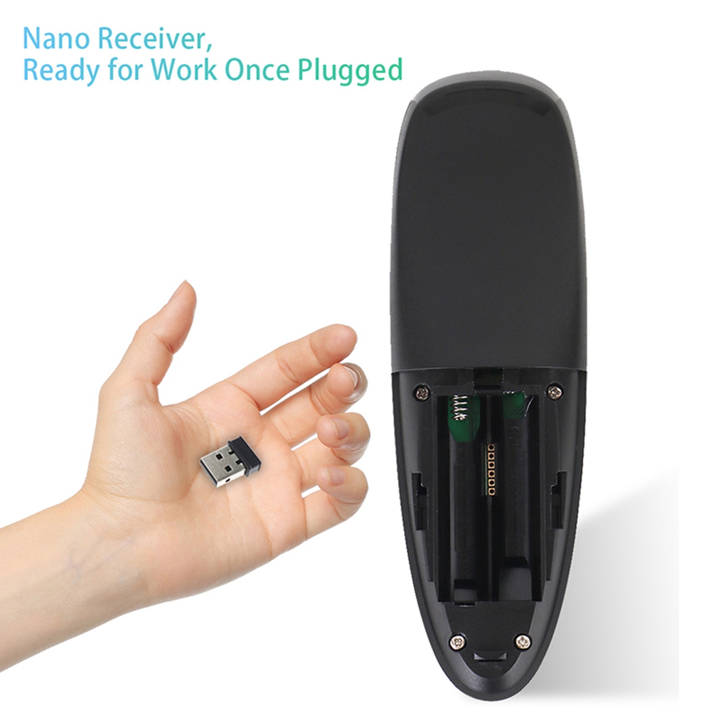 Mini Fly G10 Air Mouse 2.4G Wireless Keyboard Mouse with Gyro Sensing Game- Black Mini Fly G10 Air Mouse 2.4G Wireless Keyboard Mouse with Gyro Sensing Game- Black