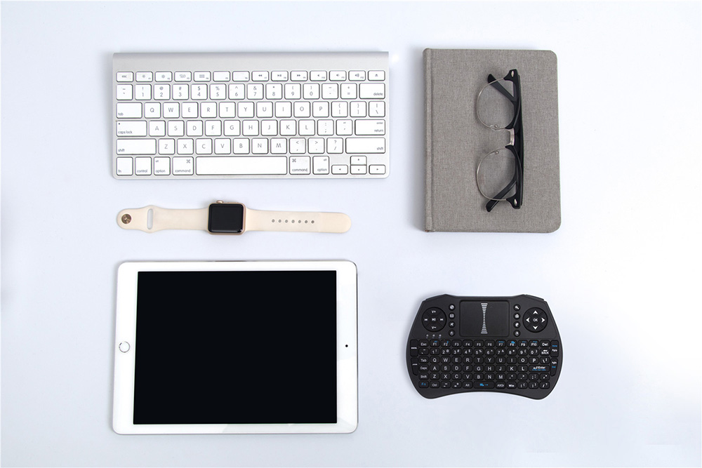 A8 Mini 2.4G Wireless Bluetooth Air Mouse - Black Standard Dry Battery A8 Mini 2.4G Wireless Bluetooth Air Mouse - Black Standard Dry Battery