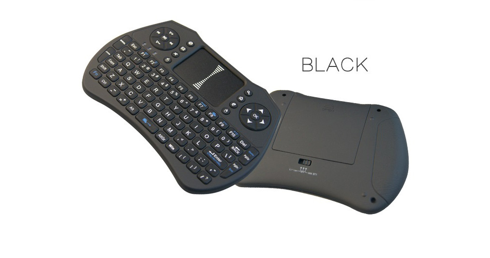 A8 Mini 2.4G Wireless Bluetooth Air Mouse - Black Standard Dry Battery A8 Mini 2.4G Wireless Bluetooth Air Mouse - Black Standard Dry Battery