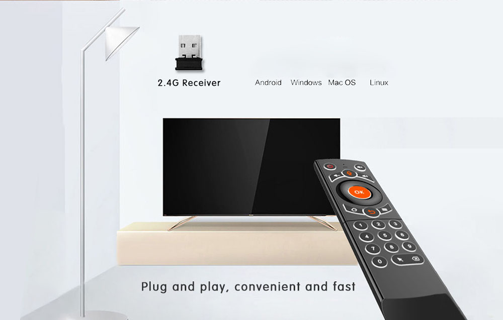 G21 Air Mouse Remote Controller - Black G21 Air Mouse Remote Controller - Black