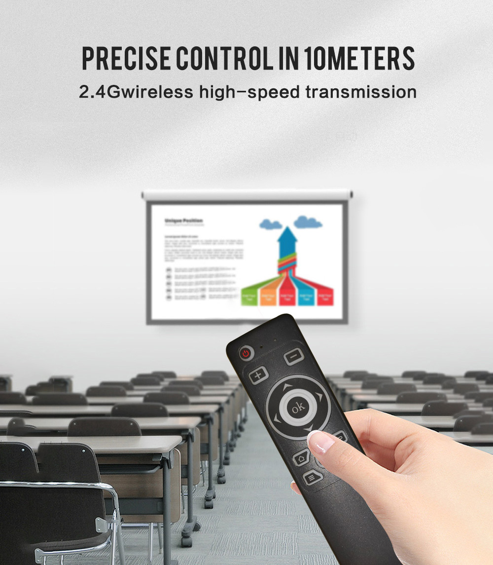 MT3 Wireless Air Mouse - Black 2.4G without Voice Remote Control MT3 Wireless Air Mouse - Black 2.4G without Voice Remote Control