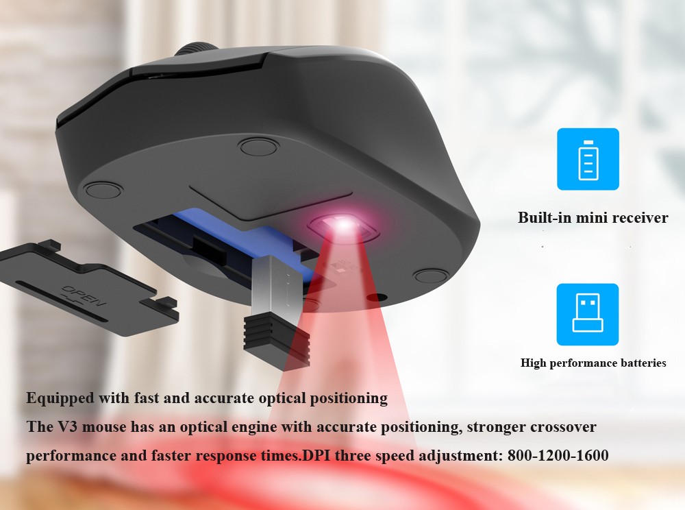 V3 Competing Emperor Keyboard And Mouse Set Wireless 2.4G For Home Office Use Ultra-Thin - Black V3 Competing Emperor Keyboard And Mouse Set Wireless 2.4G For Home Office Use Ultra-Thin - Black