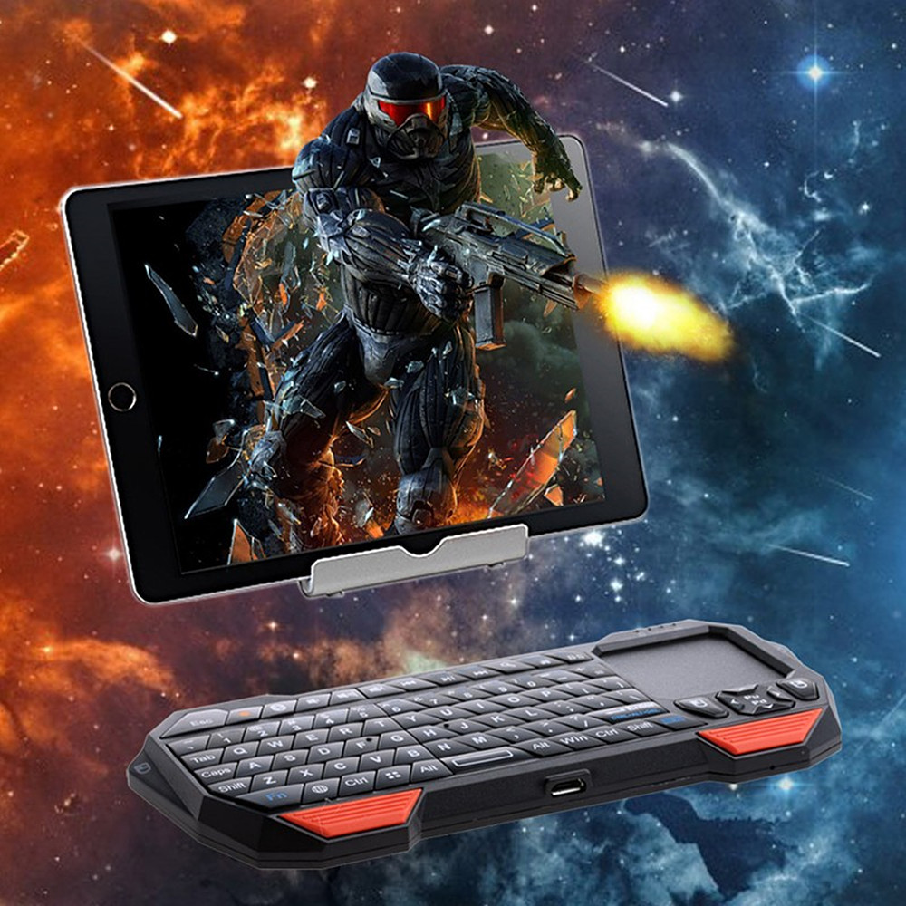 Wireless Bluetooth Air Flying Squirrels Backlight Touch The Mini Game Keyboard- Black Wireless Bluetooth Air Flying Squirrels Backlight Touch The Mini Game Keyboard- Black