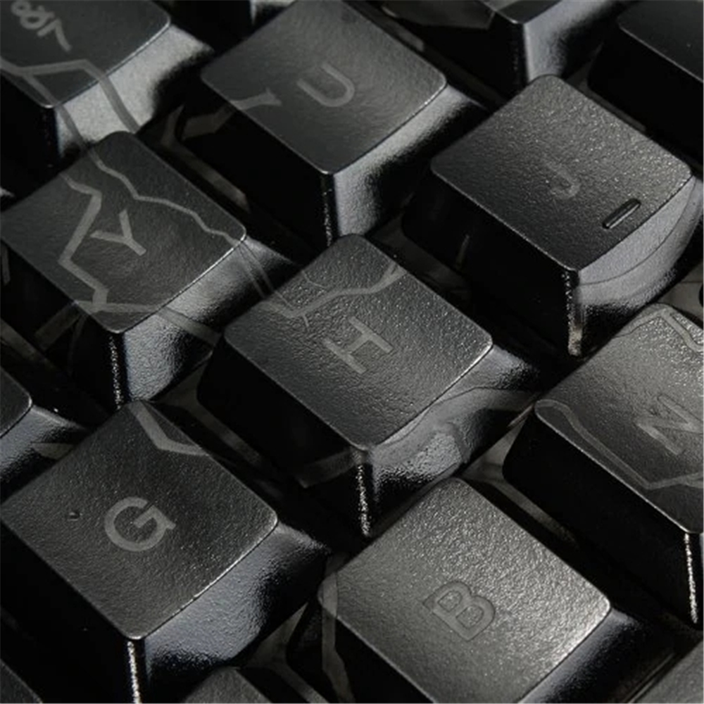 Tri-Color Backlit Computer Gaming USB Powered Full N-Key Game Keyboard - Black Tri-Color Backlit Computer Gaming USB Powered Full N-Key Game Keyboard - Black